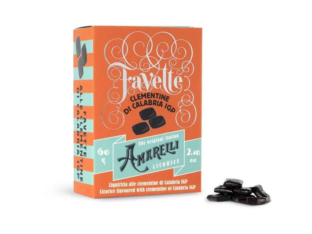 Clementine flavored Liquorice - 60g CLEMENTINE BROADS