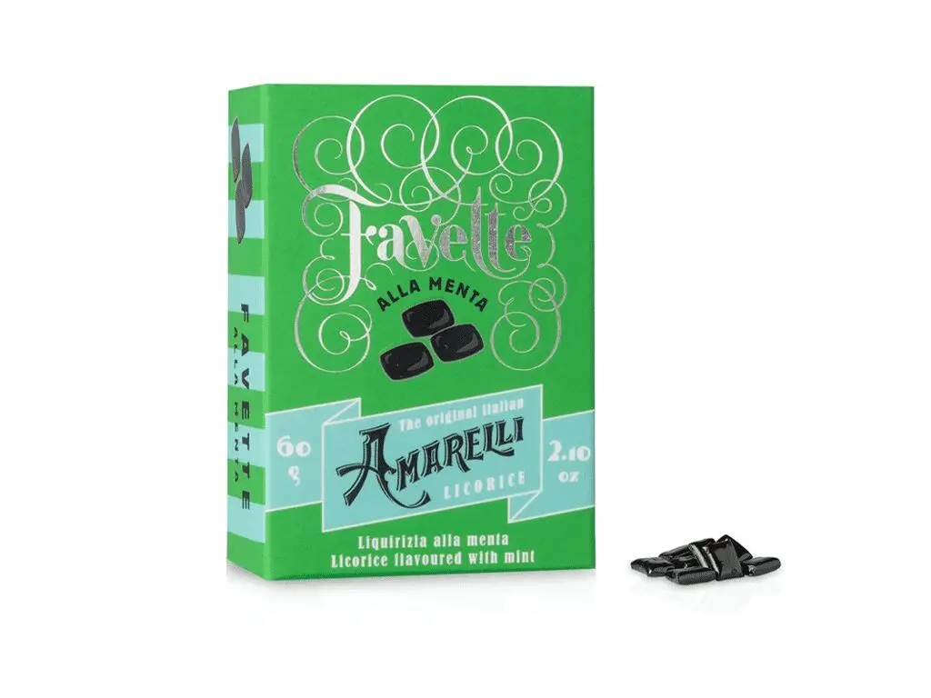 Mint flavored Liquorice - FAVETTE 60g