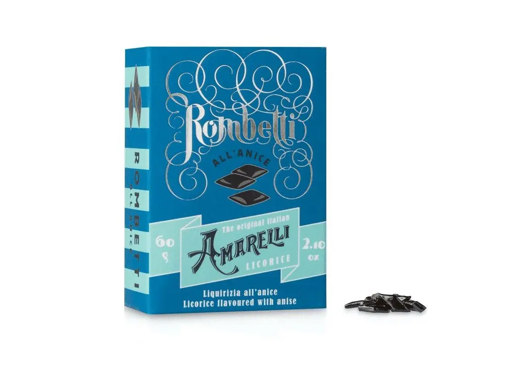 Anise flavored Liquorice - ROMBETTI 60g