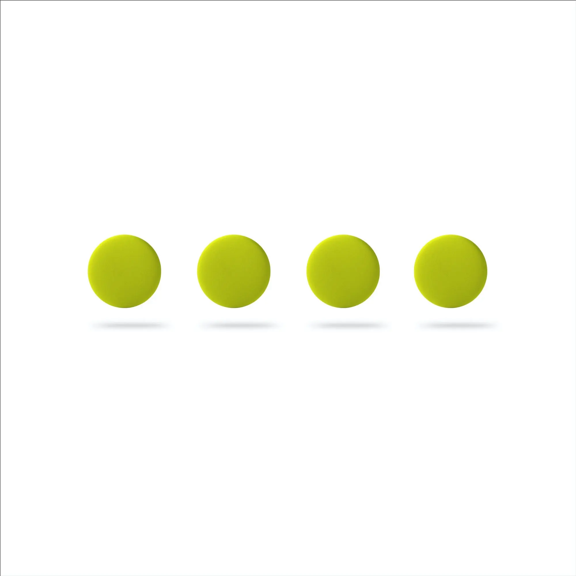 buttons reflector NEON YELLOW
