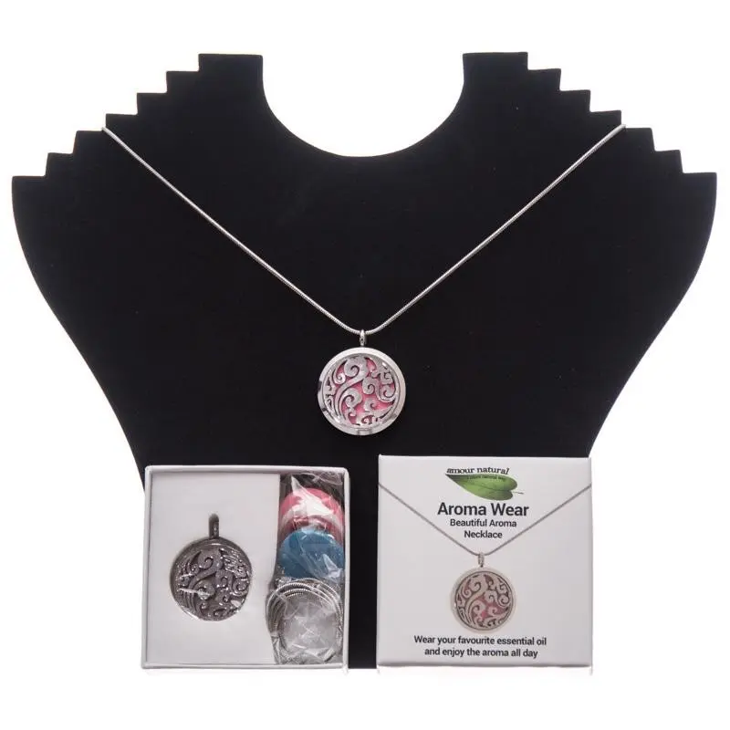 Collier Aroma dans une boîte cadeau, tourbillon, style 3