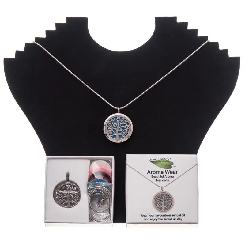 Collier aromatique dans une boîte cadeau, arbre, style 2