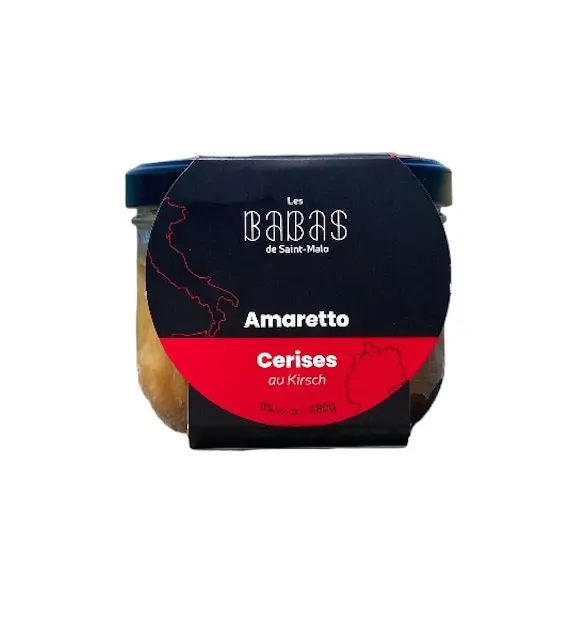 Babas con Cerezas Amaretto y Kirsch, 380g