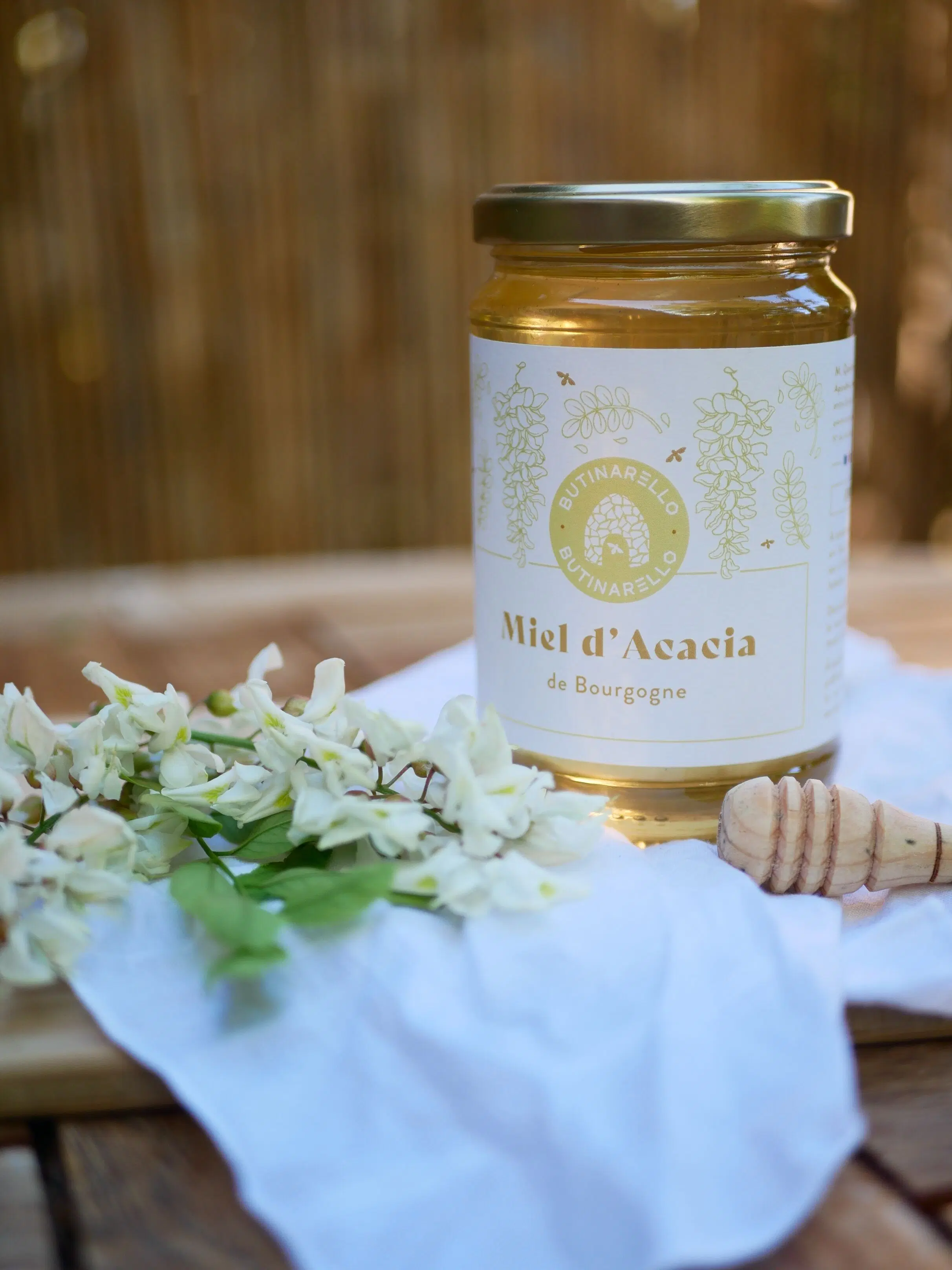 ORGANIC Acacia Honey - Burgundy - 400g