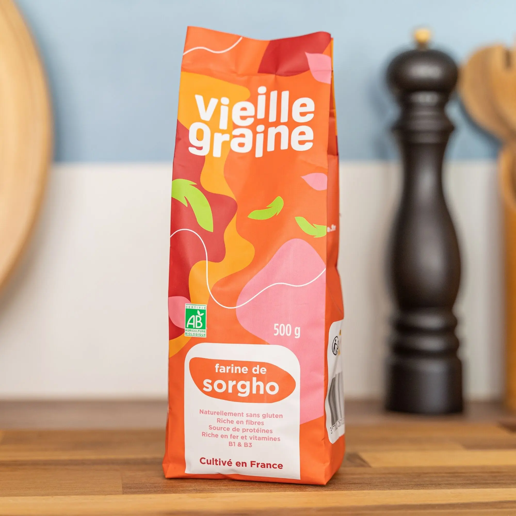Farine de sorgho bio - 500 g - France