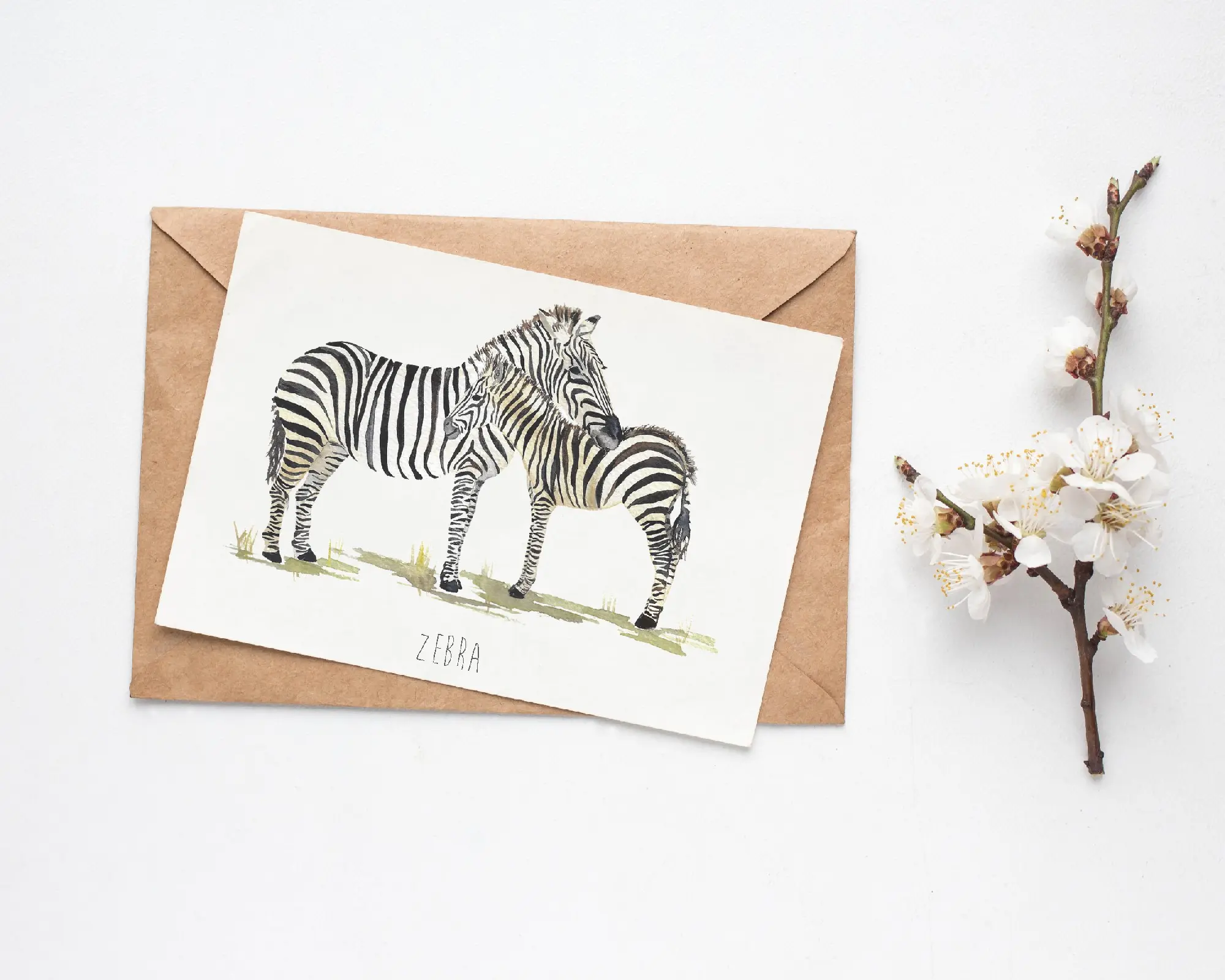 Zebra Card