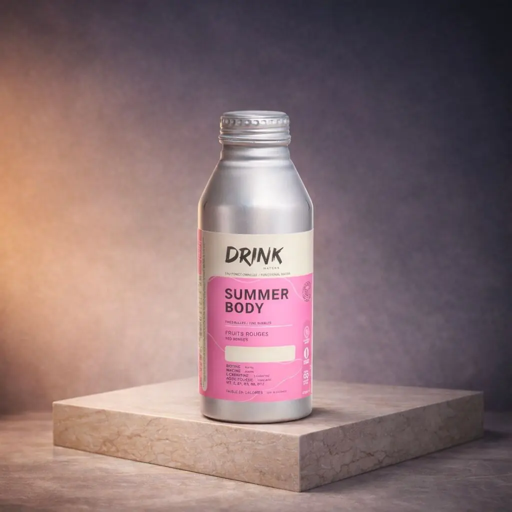 Summer Body Funktionswasser Rote Beeren - 470ml Aluminiumflasche