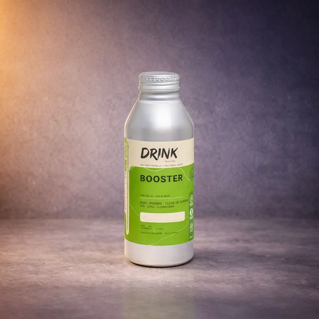 Funktionelles Wasser mit Vitamin-Booster – 470-ml-Aluminiumflasche – Trinkwasser