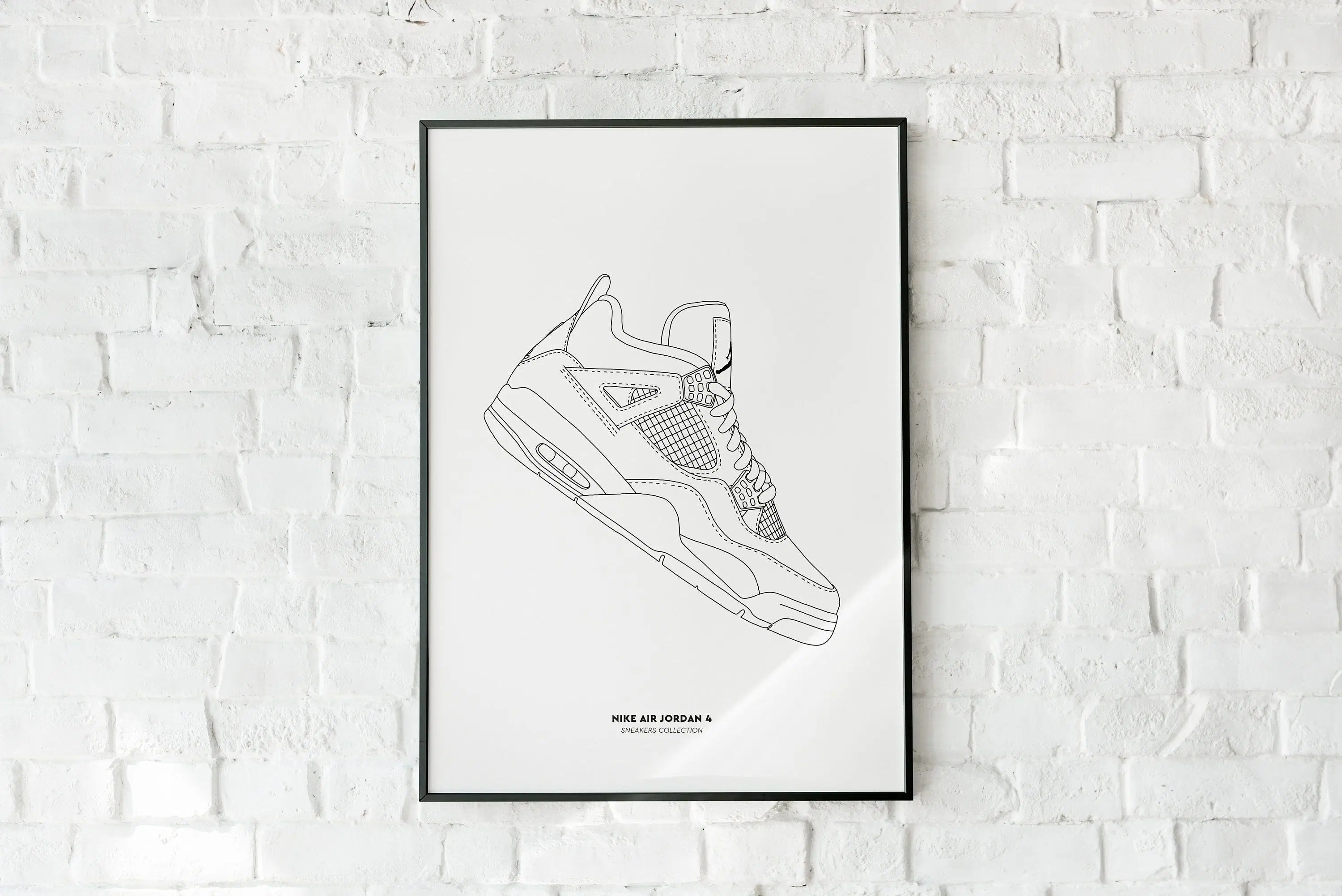 Compra Póster de zapatillas - Nike Air Jordan 4 - Papel A4 / A3
