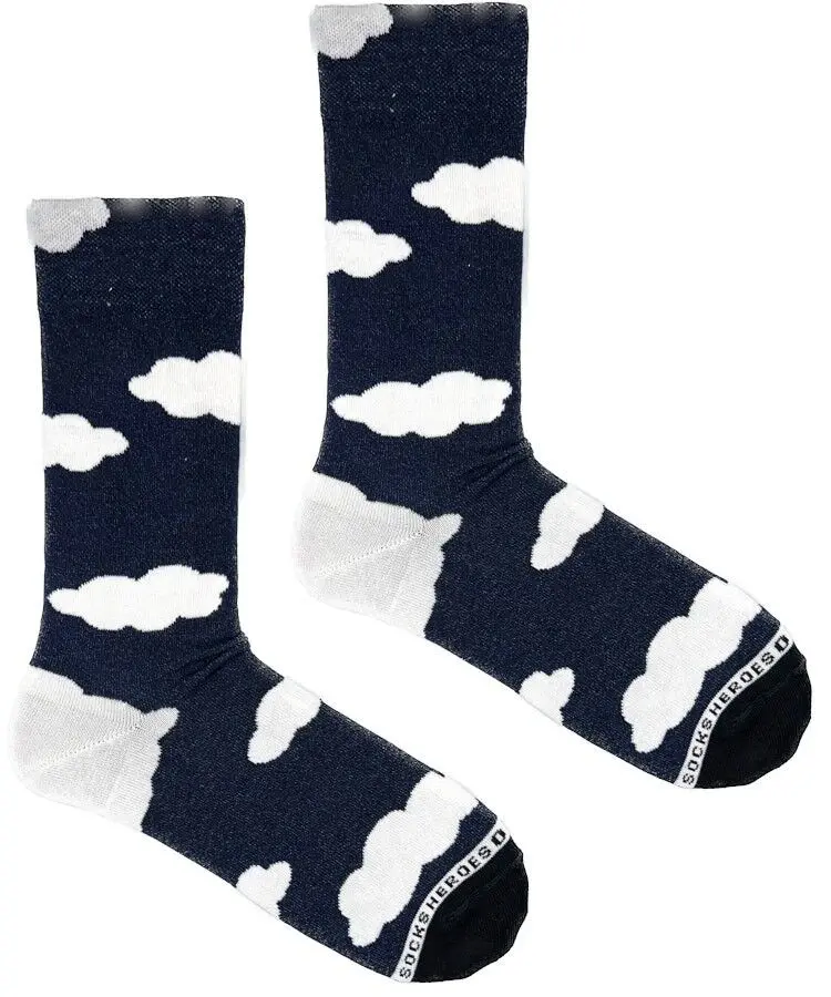 Helden auf Socken - Wolken - Herensokken maat 41-46