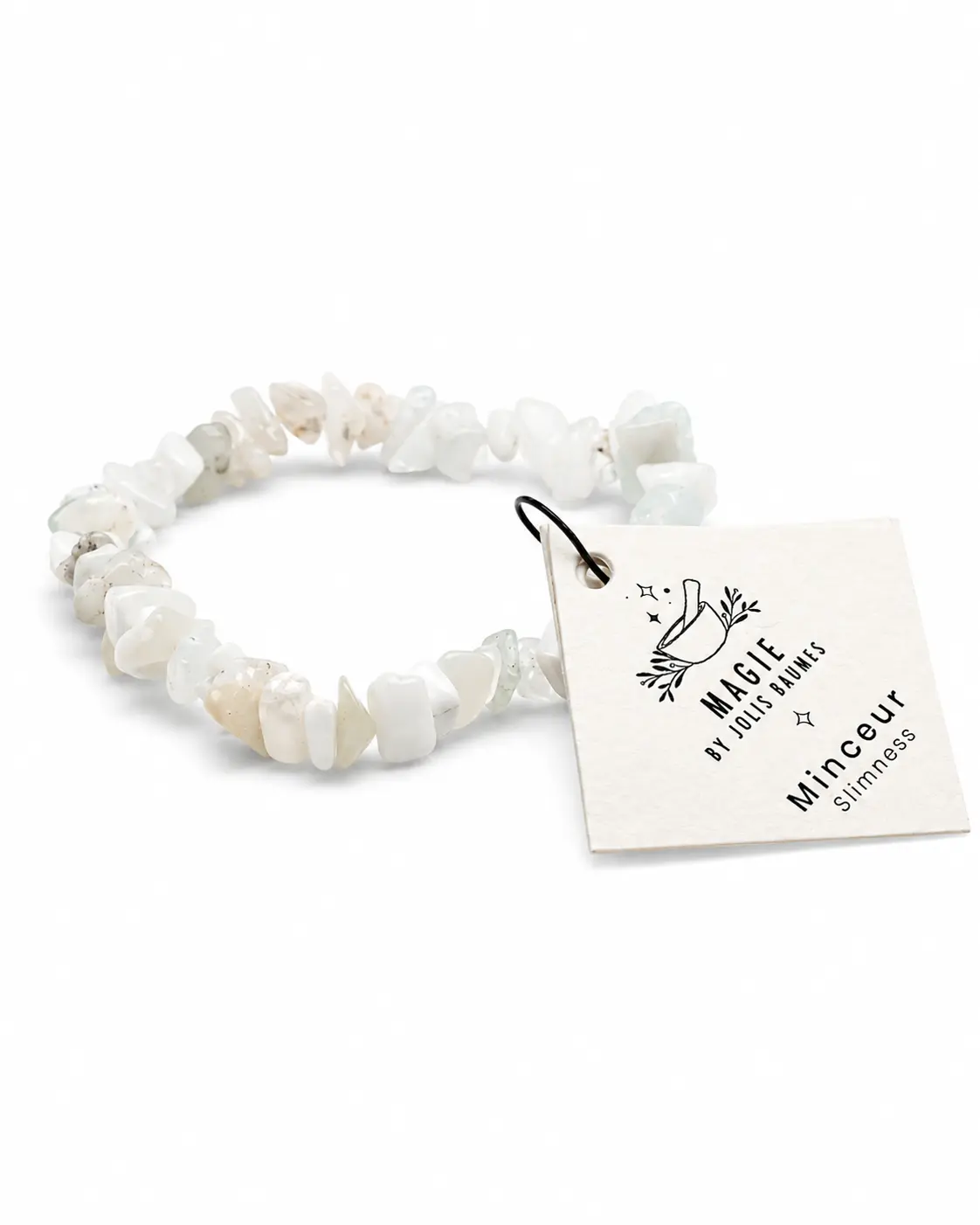 Slimming Bracelet White Opal Natural Stone - Spring/Summer 2026