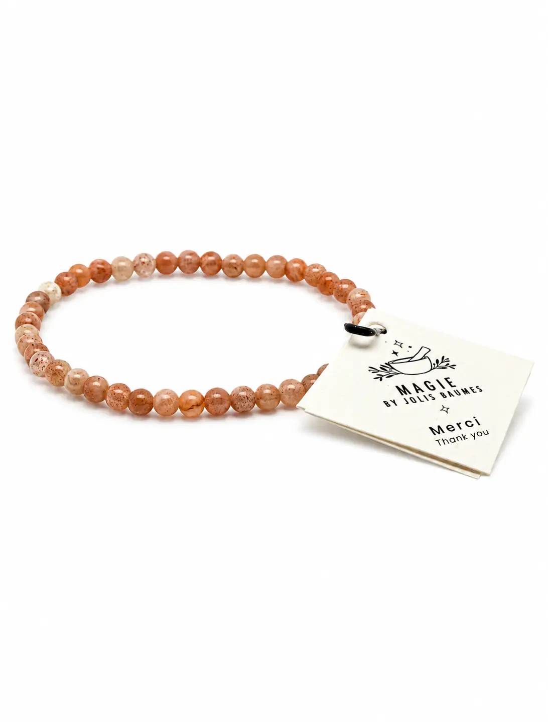 Thank you Sunstone bracelet - natural stone jewel - mistress gift