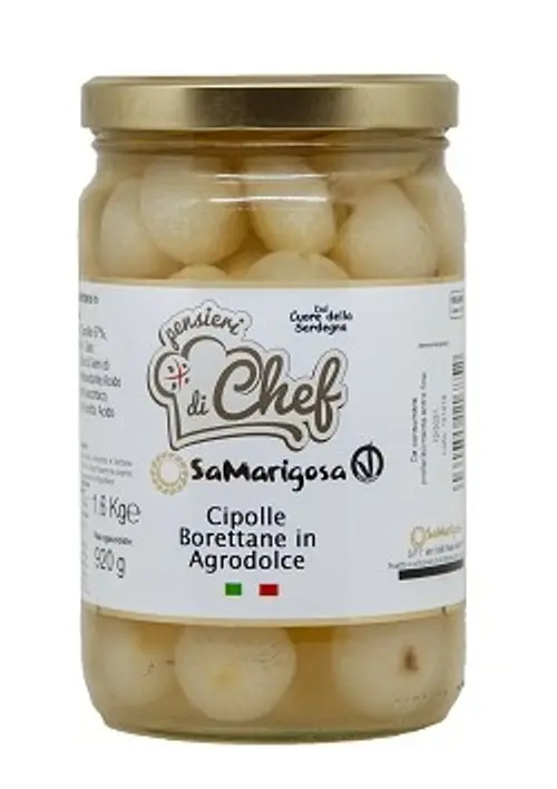 Bittersüße Borettane-Zwiebeln Glas 1600 g