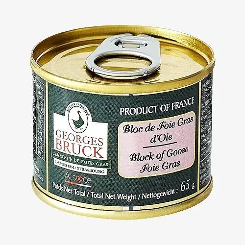 Goose foie gras block "cylindrical box" 65g