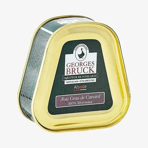Duck foie gras "trapezoidal box 2 slices" 75g