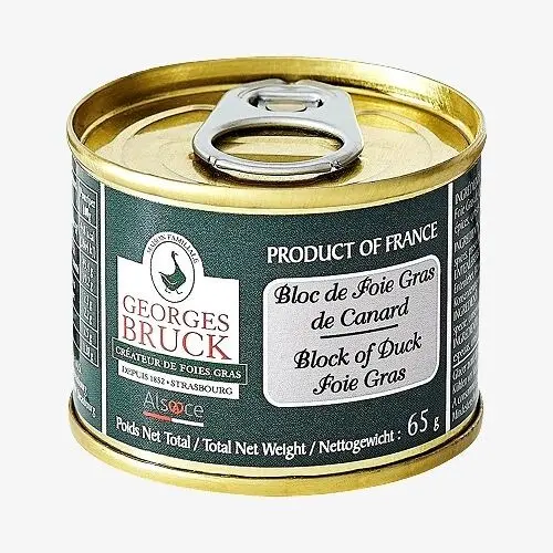 Duck foie gras block "cylindrical box" 65g