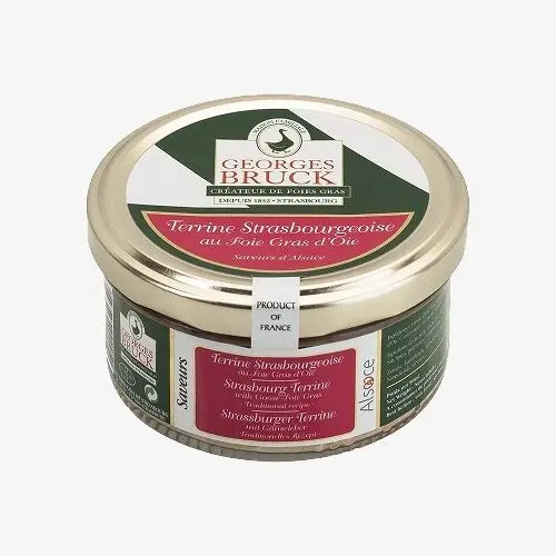 Strasbourg-style terrine "20% goose foie gras" 140g