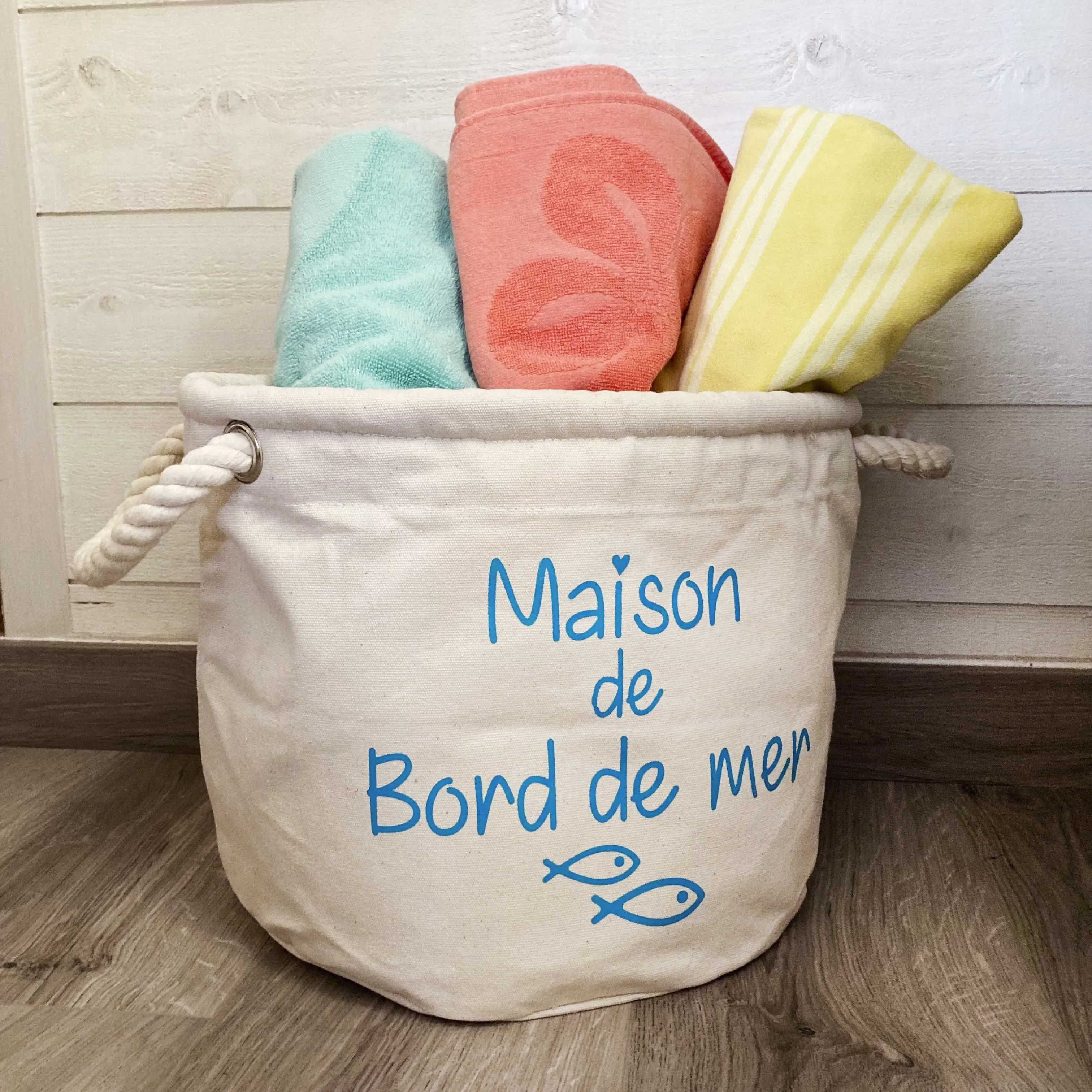 Cesto portaoggetti da mare