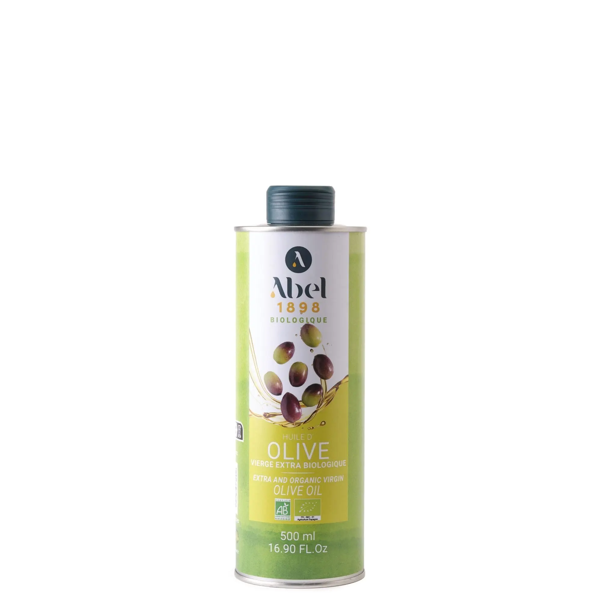ORGANIC EXTRA VIRGIN OLIVE OIL ABEL 1898 BM 500 ML