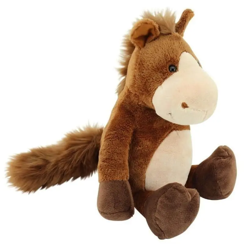 Sweety Toys 70716 plush horse horse and cuddly toy foal approx. 35 cm brown