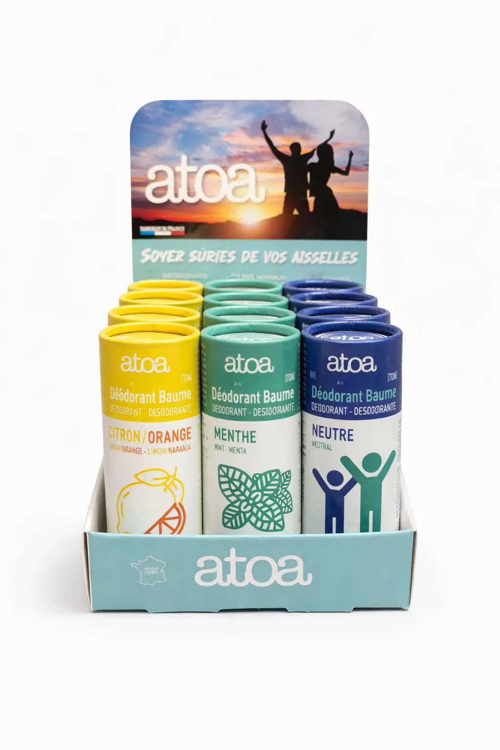 Zero-waste solid deodorant - Discovery offer 18 pieces