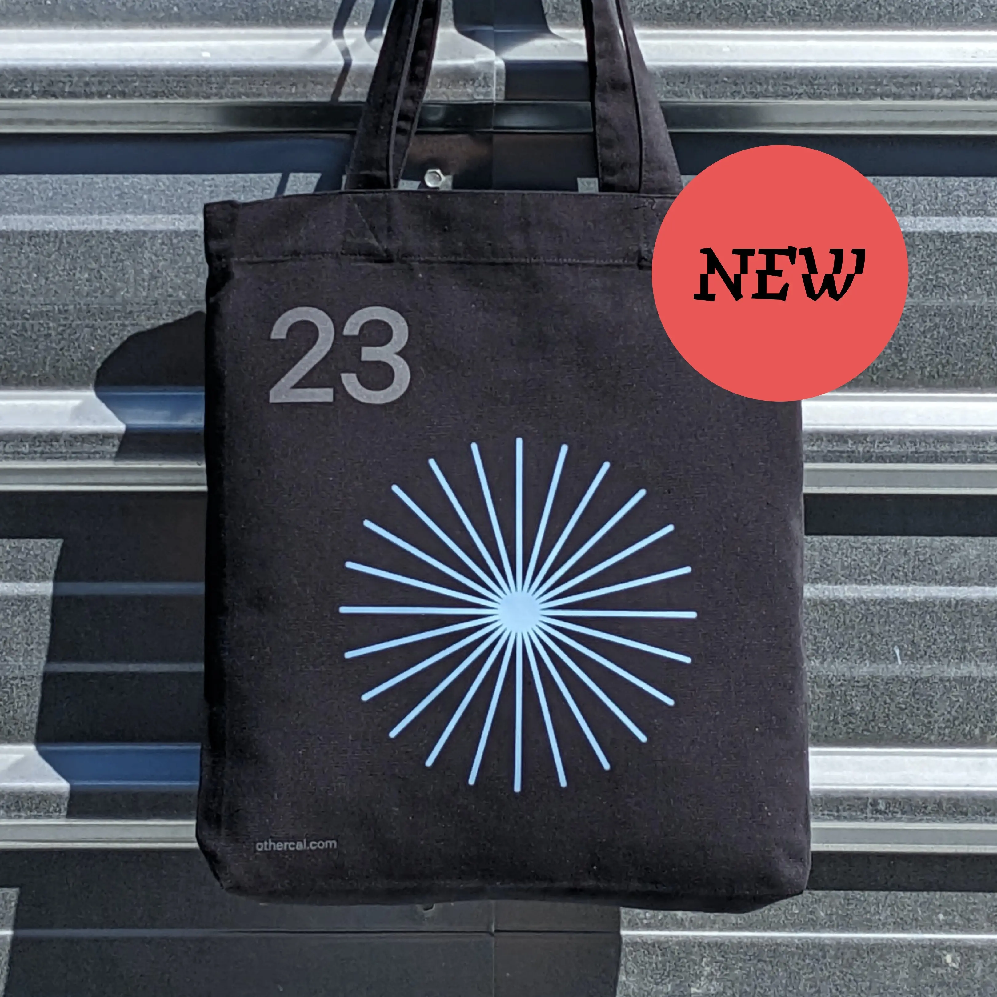 TOTECAL bag - BLACK (totebag)
