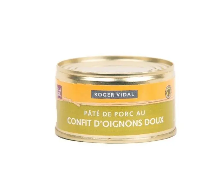 Pork pâté with sweet onion confit
