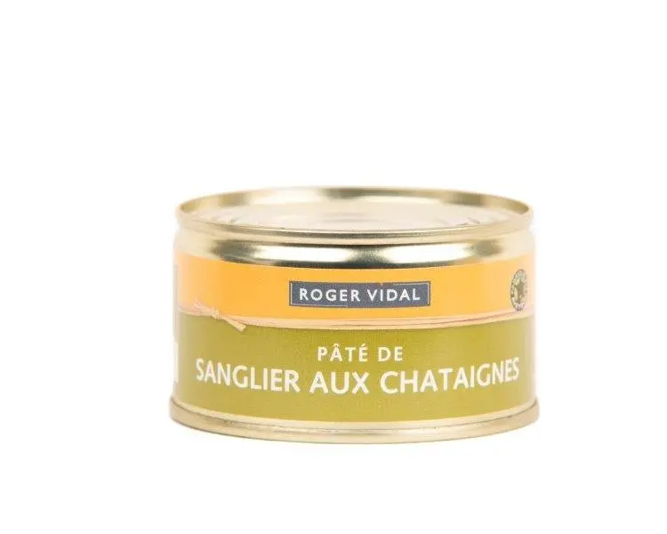 Wild boar pâté with chestnuts