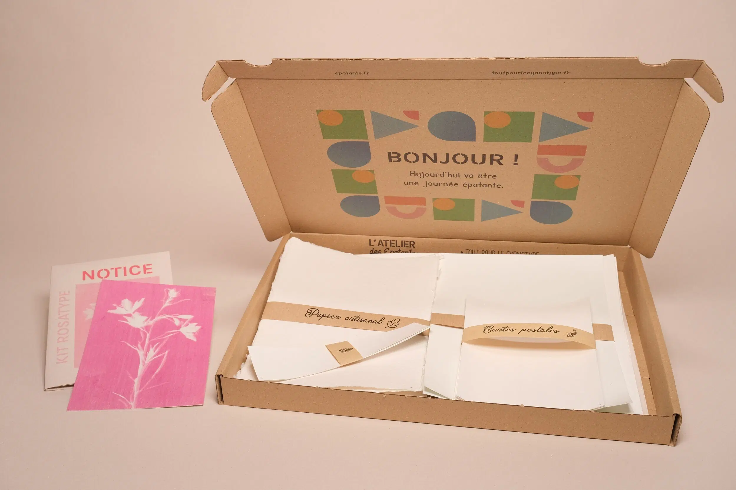 Kit rosatype de luxe - Comme le cyanotype, mais en rose !