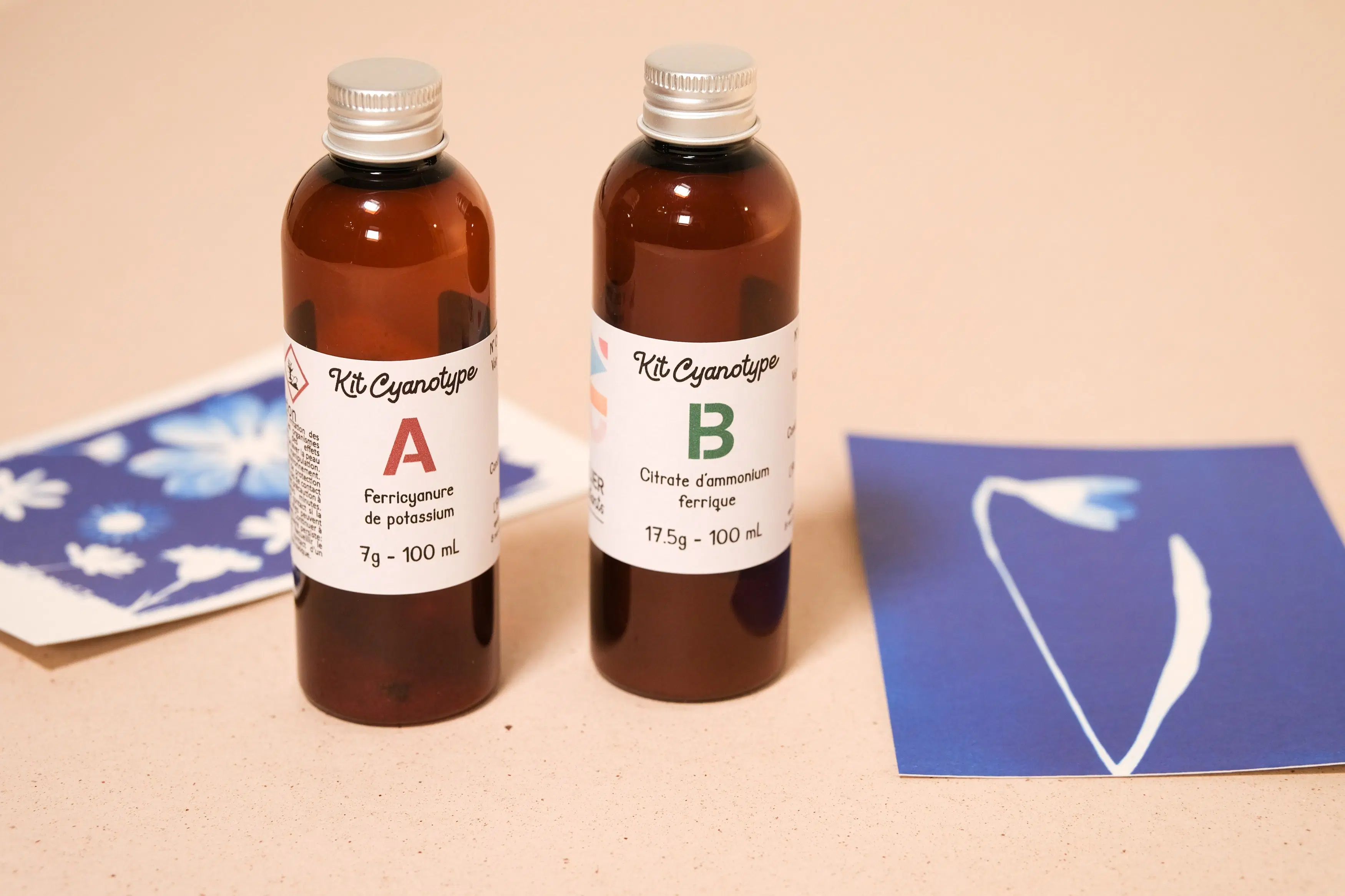 Produits chimiques pour cyanotype - 2 x 100ml