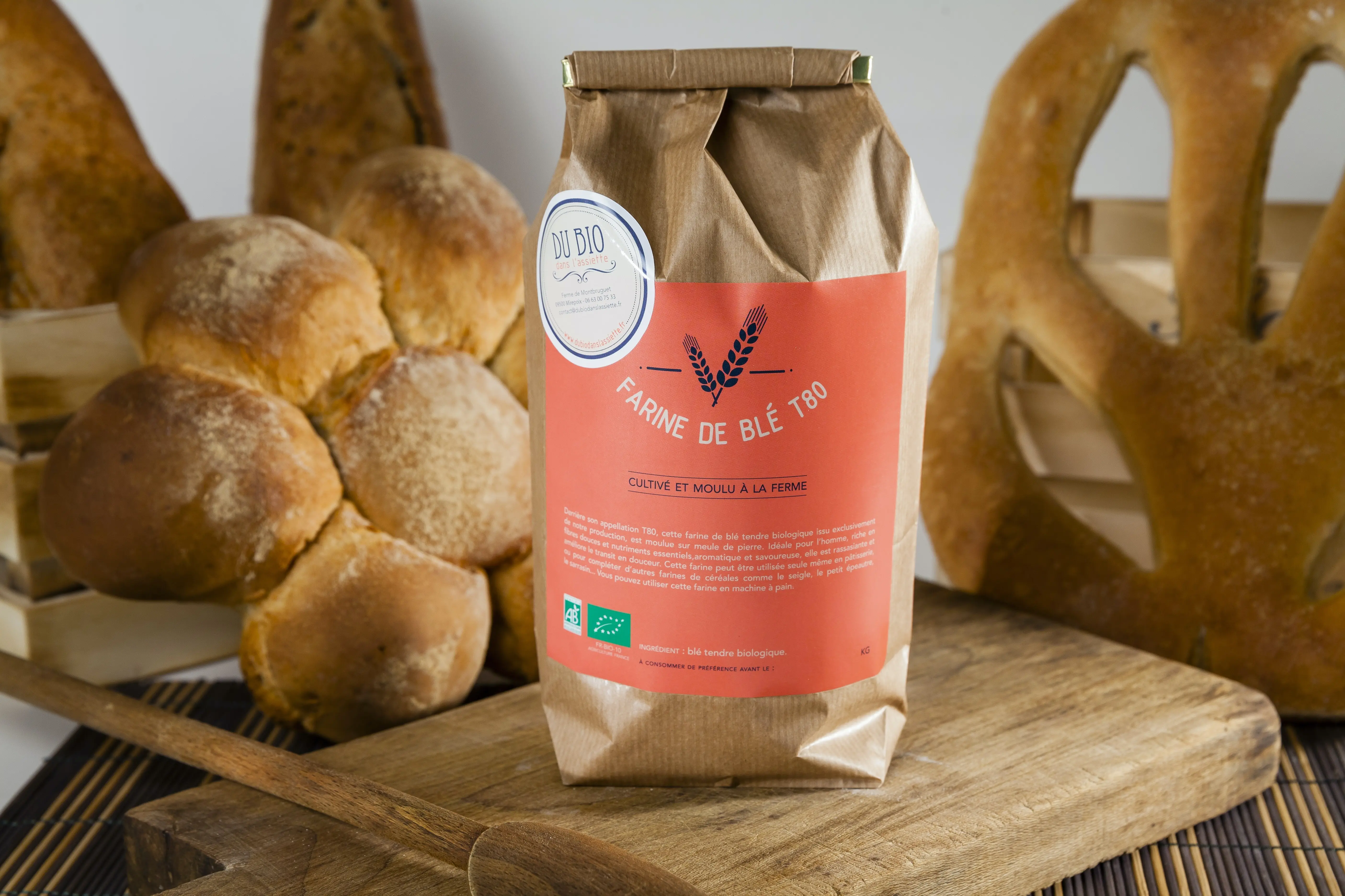 Organic T80 Wheat Flour 1kg