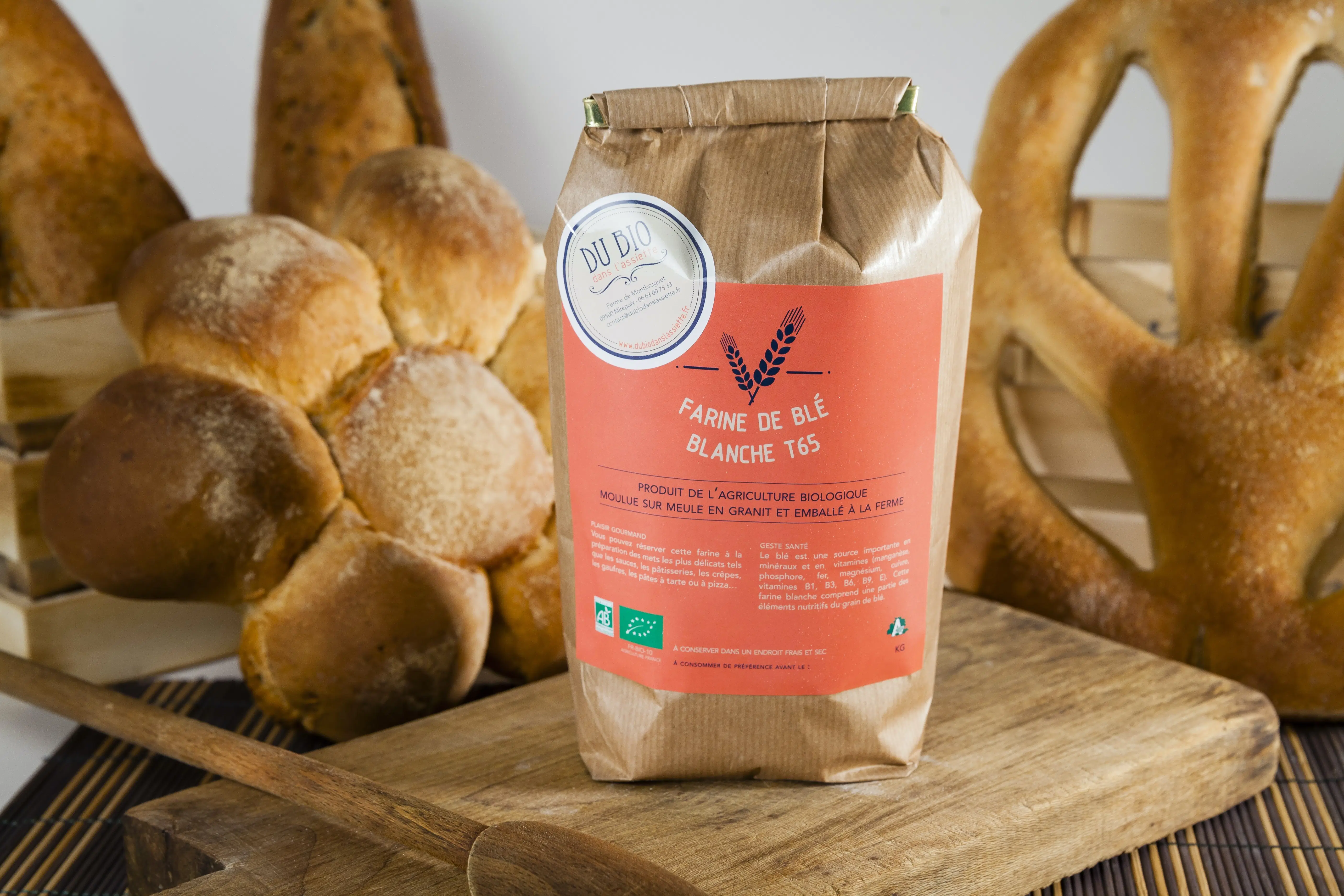 Organic T65 Wheat Flour 5kg