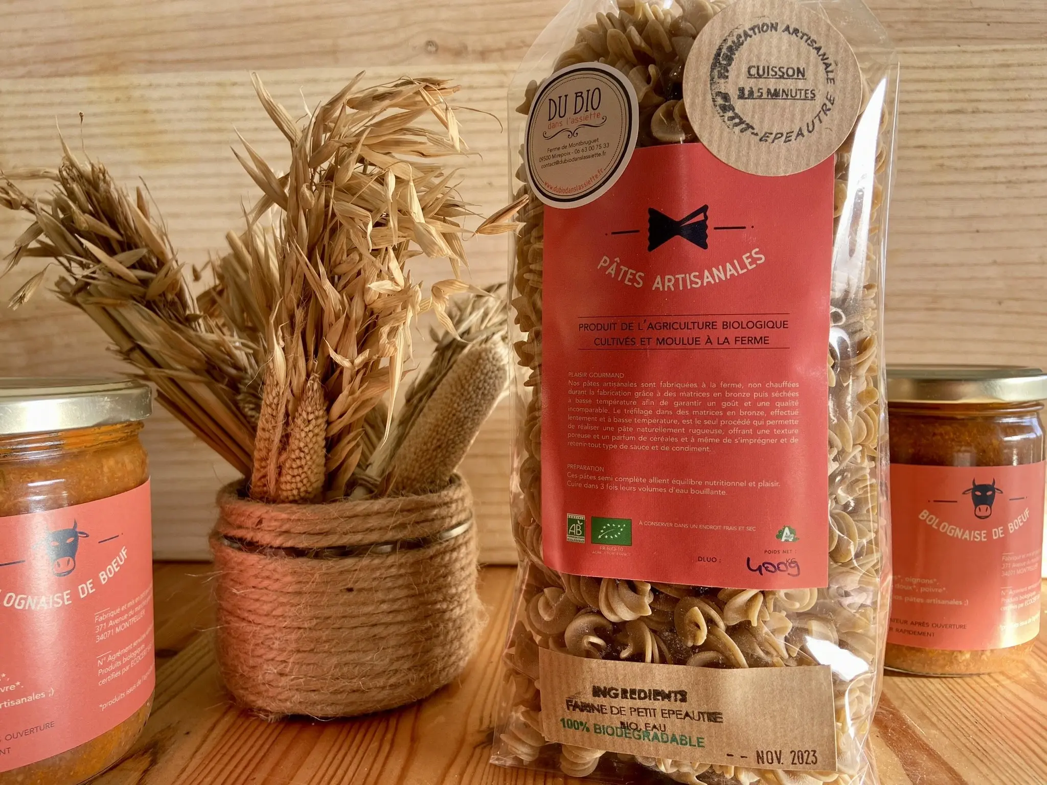 ORGANIC SPELLED FUSILLI