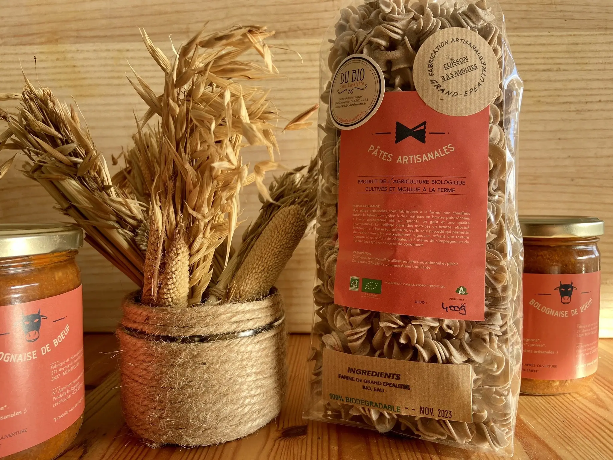 ORGANIC SPELLED FUSILLI