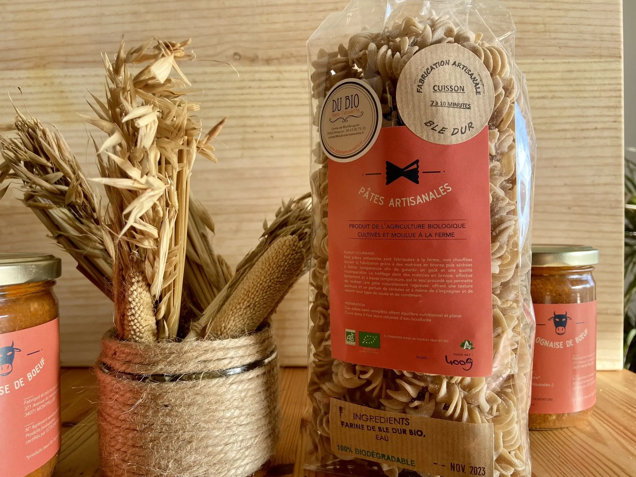 ORGANIC DURUM WHEAT FUSILLI