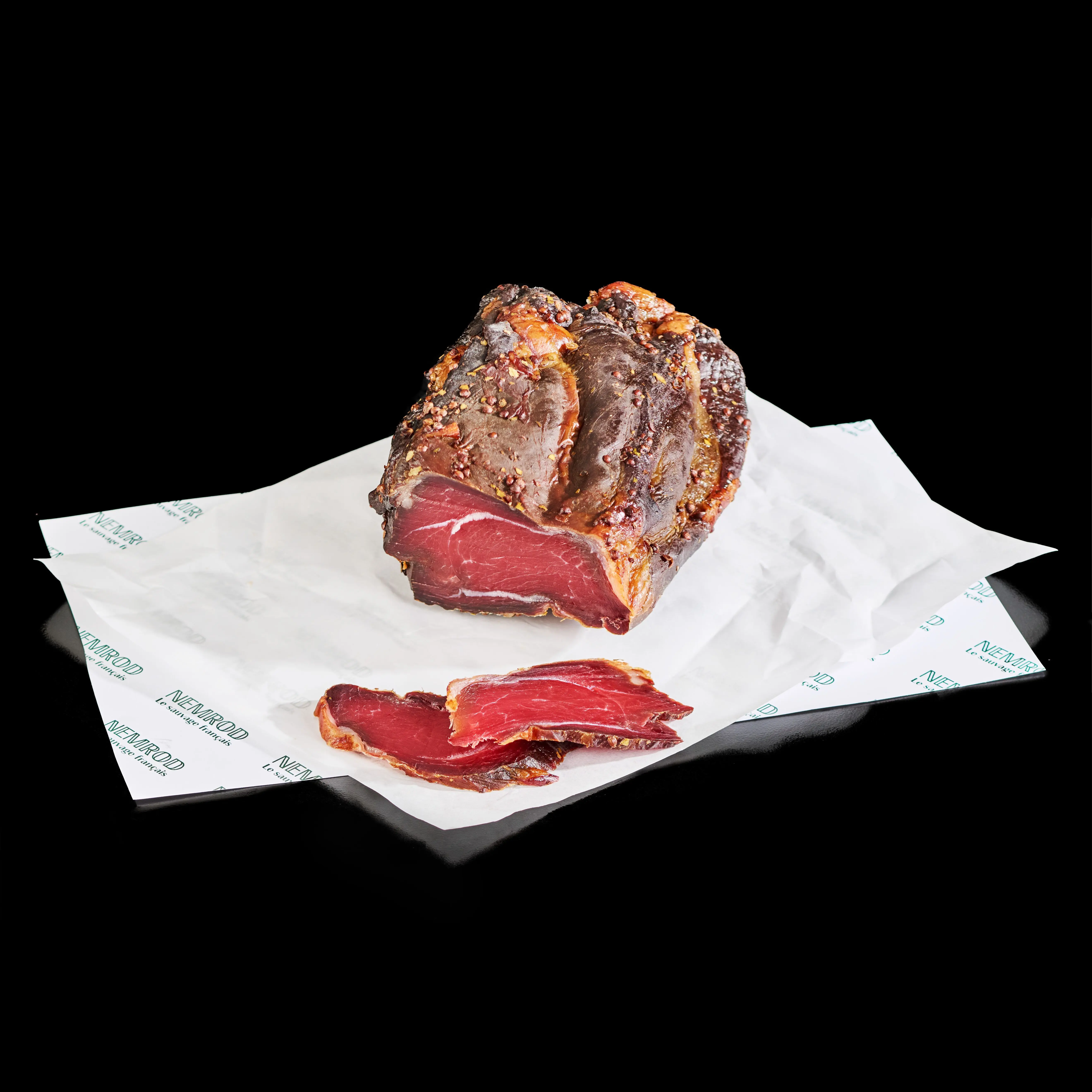 Ganzer geräucherter Wildschweinschinken – Wild – 3 kg