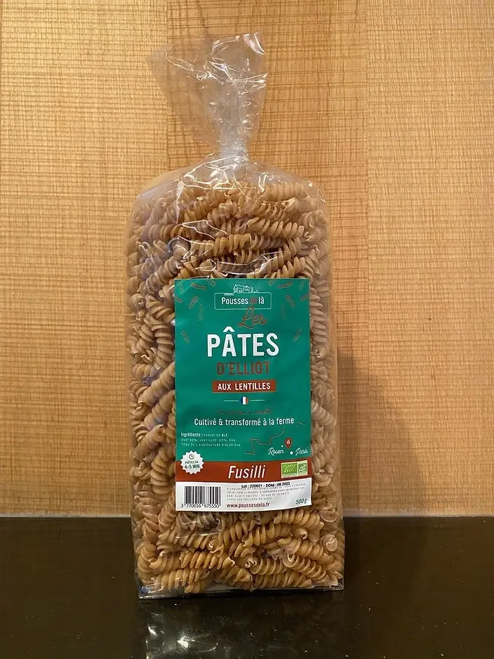 FUSILLI WITH ORGANIC LENTILS
