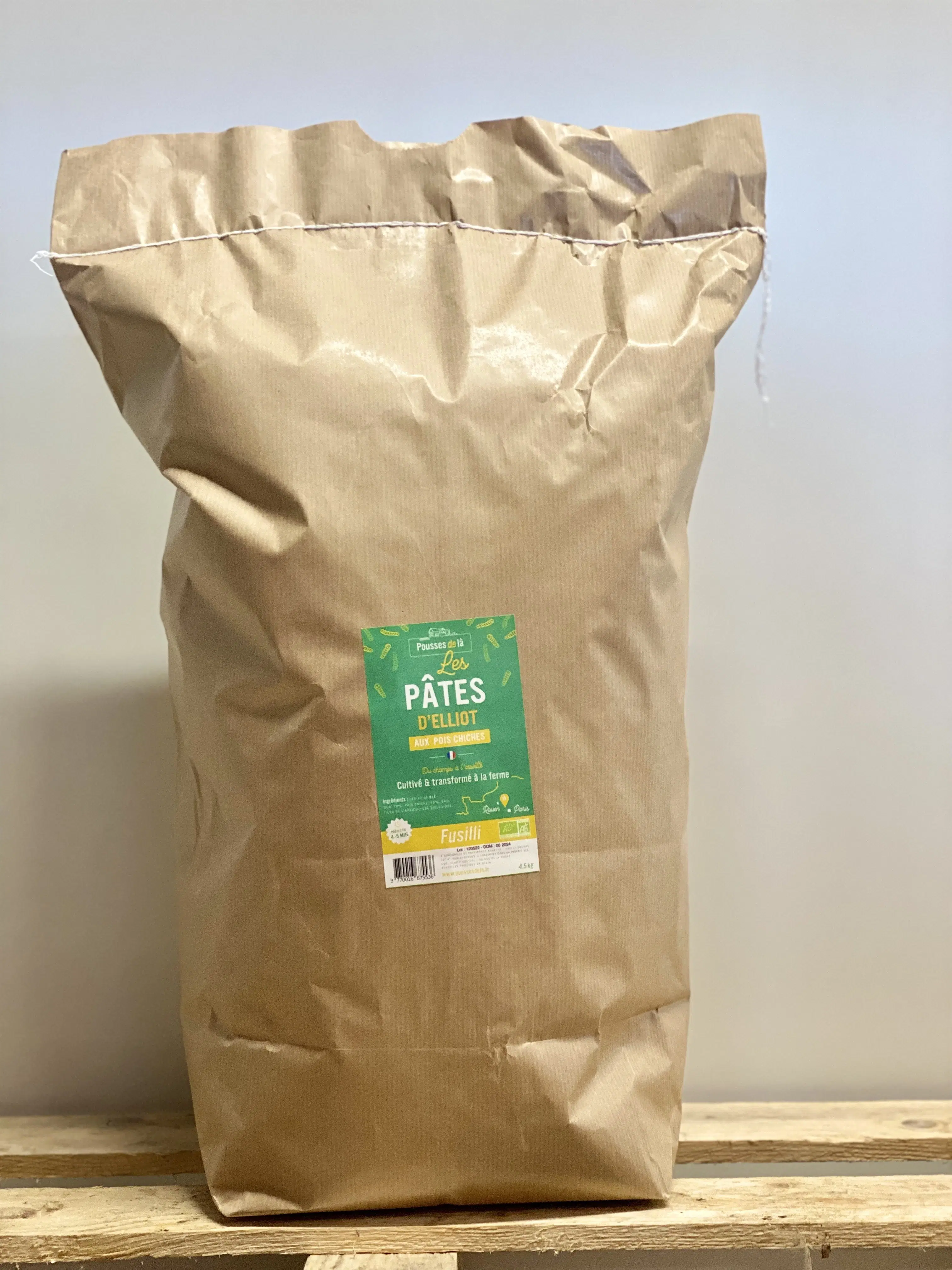 ORGANIC FUSILLI 4.5KG