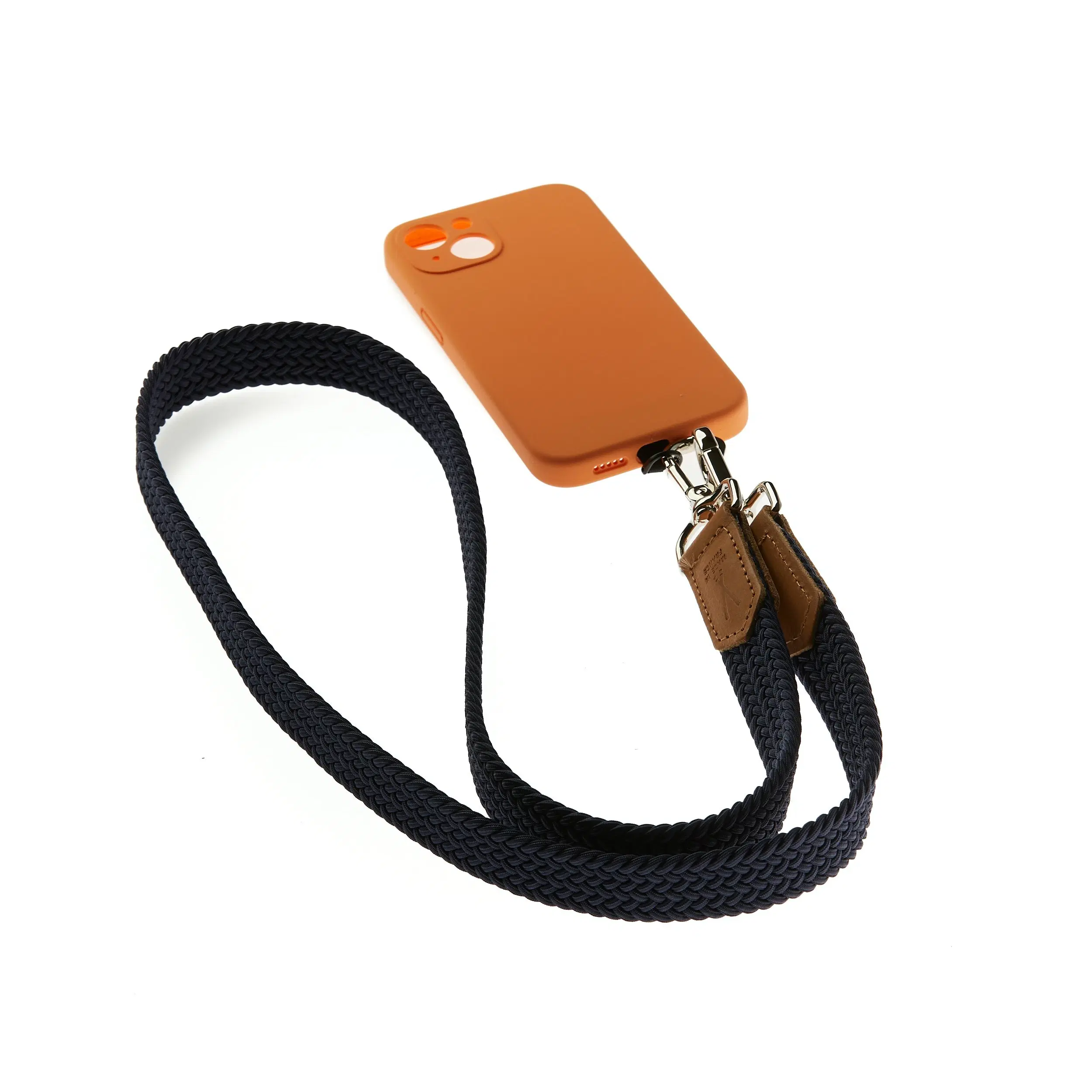 Navy Braided Phone Lanyard