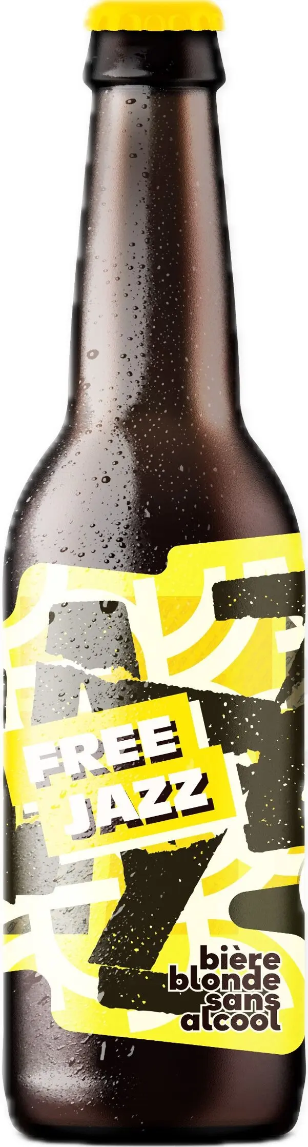 Free Jazz Blonde - Bière Blonde sans alcool, 0.00%alc. Vol. - 330ml