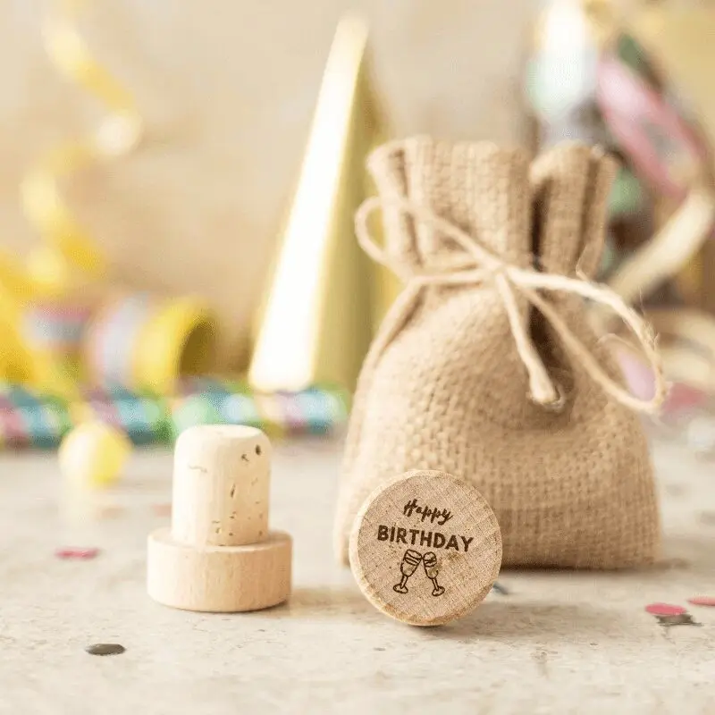 “Happy Birthday” Wine Bottle Stopper - My Bambou