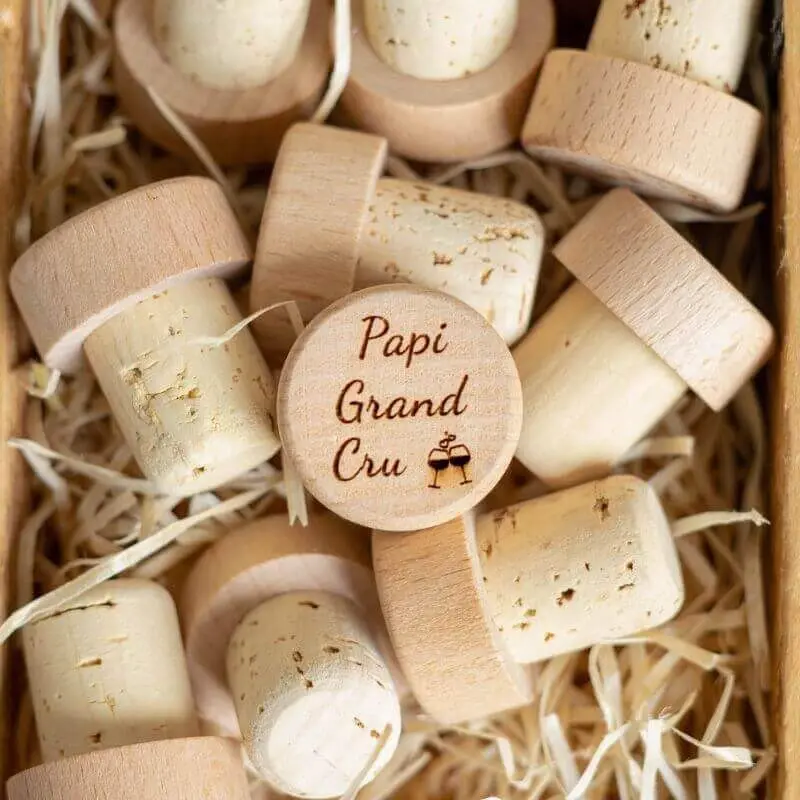 “Papi Grand Cru” Wine Bottle Stopper - My Bambou