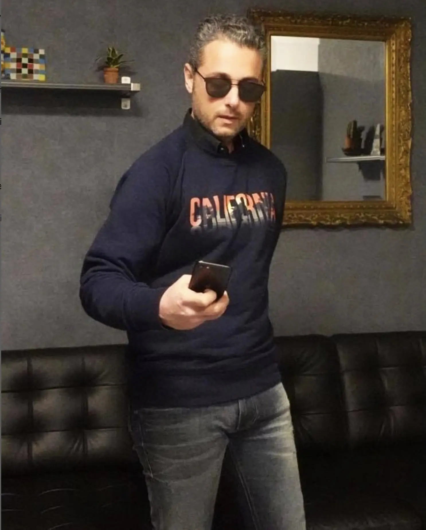 Felpa unisex Navy California
