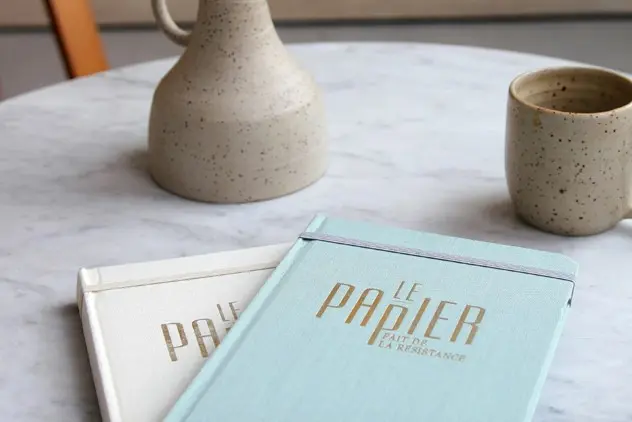 A5 Celadon Notebook - 128 lined pages