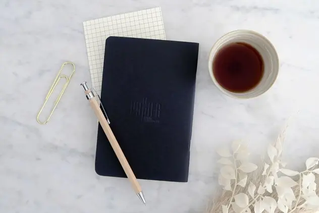 Set of 2 flexible notebooks - A5 black