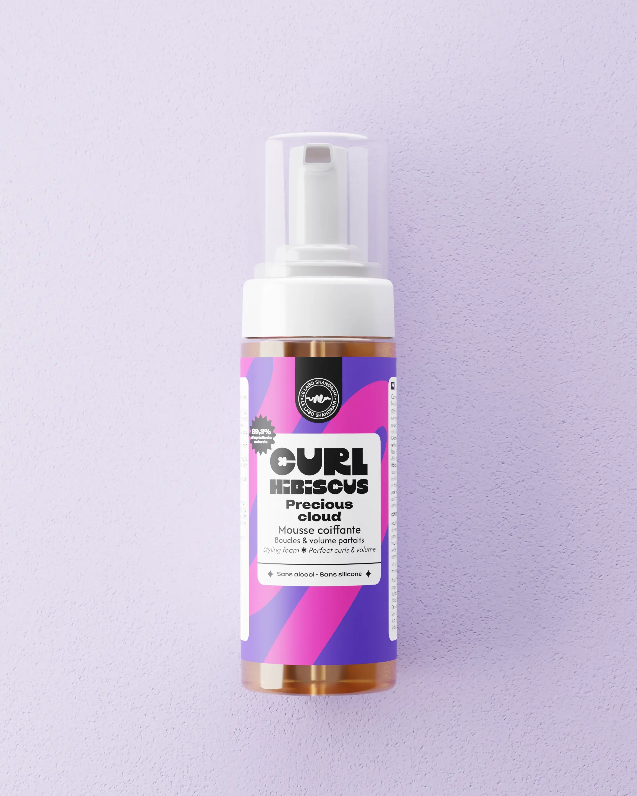 Fixierendes Styling-Mousse -CURL HIBISCUS- Precious Cloud 150 ml