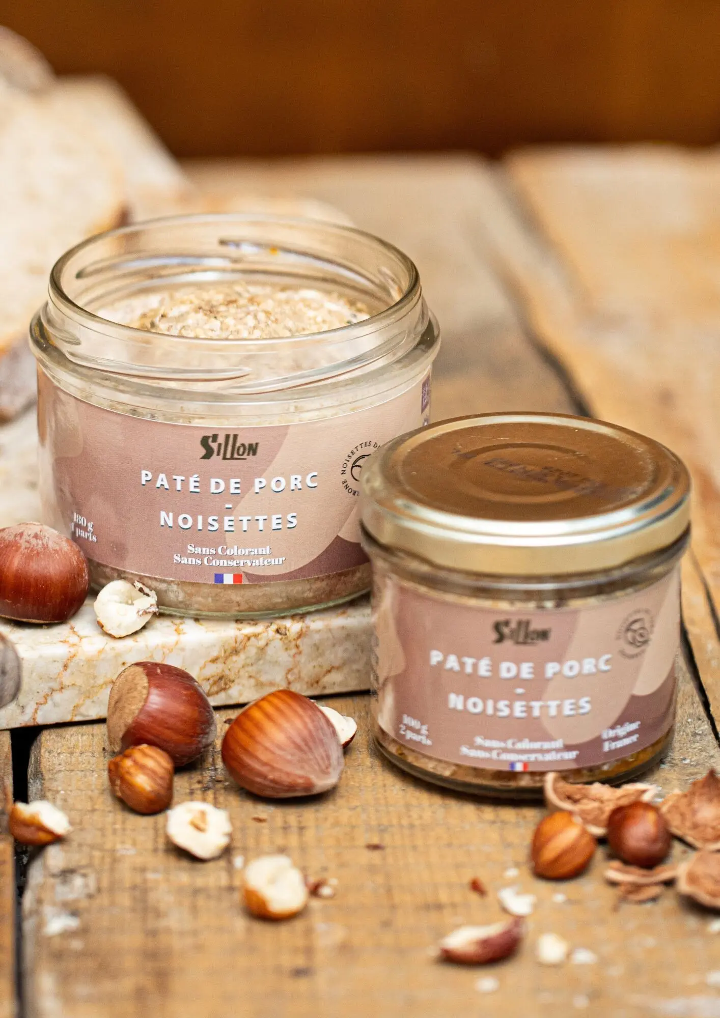 Pork Pâté, Hazelnuts from Tarn et Garonne