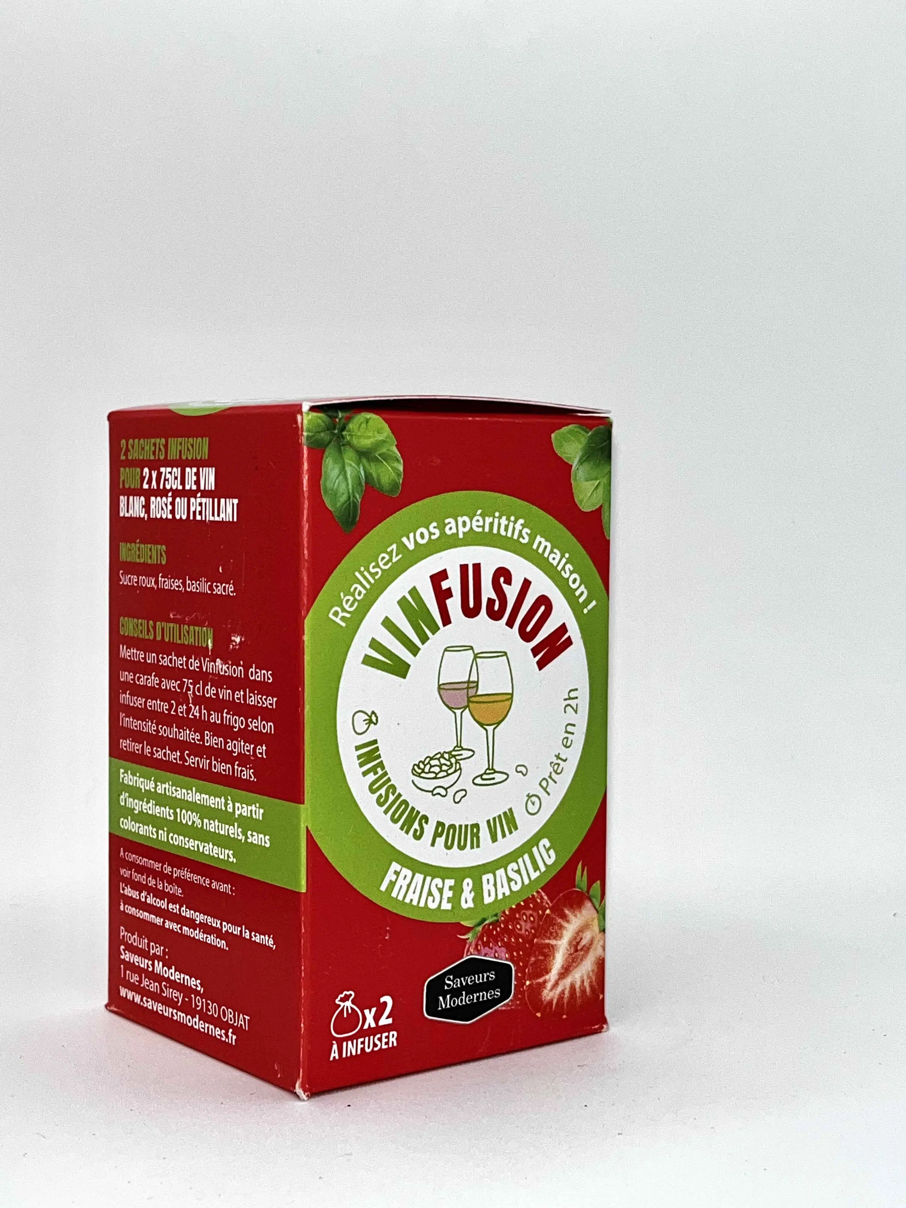 Vinfusion Fresa - Albahaca