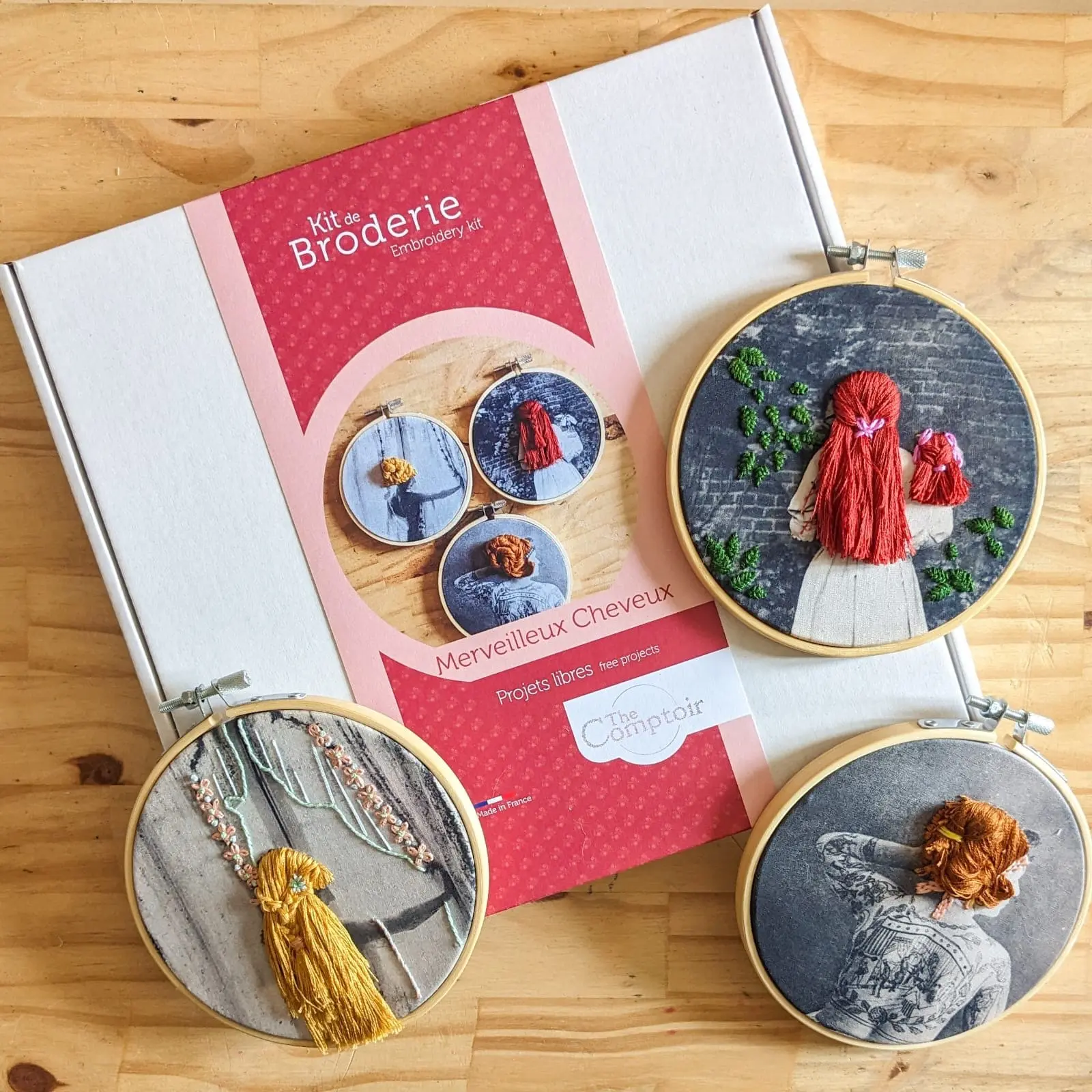 triple embroidery kit - Wonderful Hair