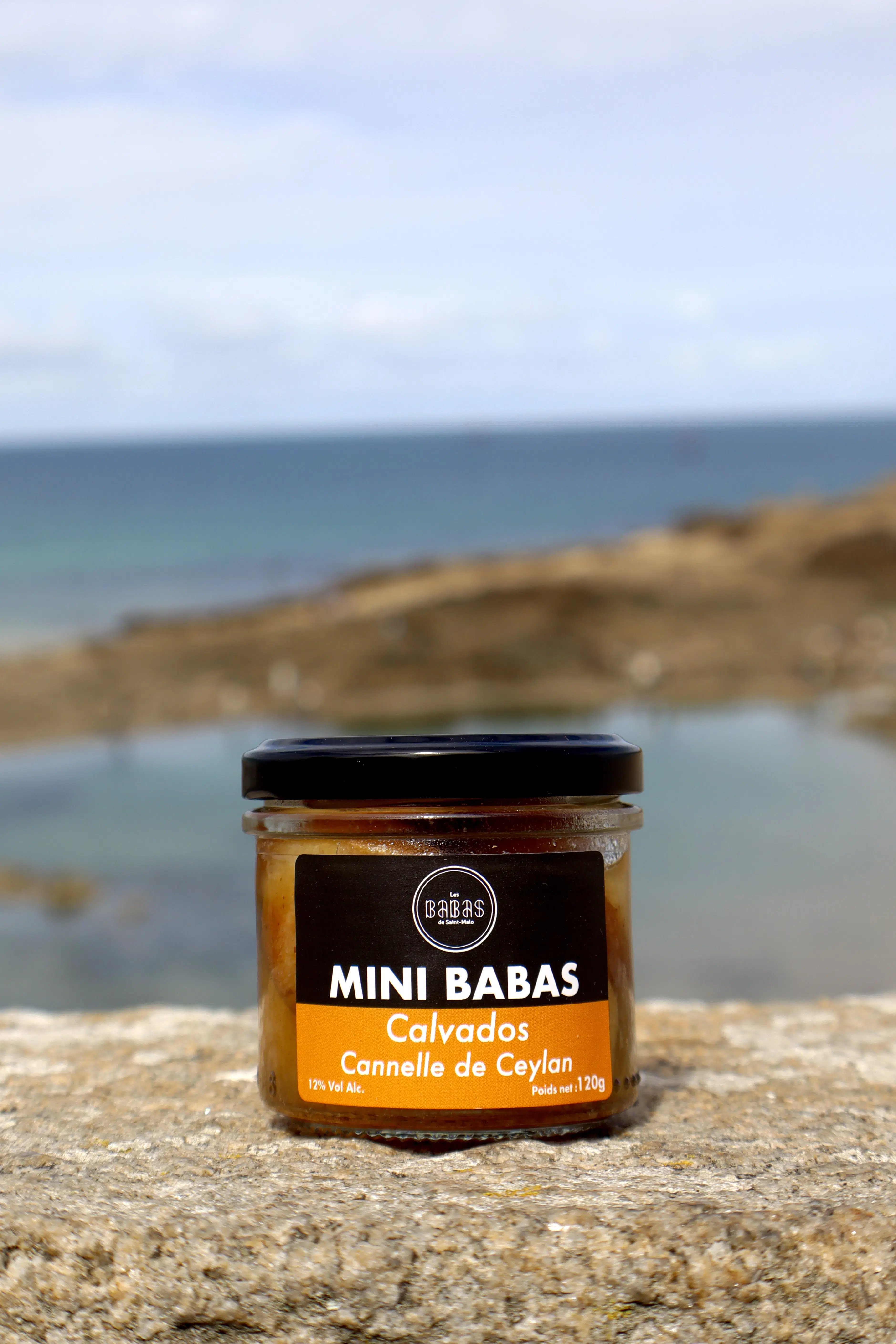 Mini babás con Calvados de Normandía y canela de Ceilán, 120 g